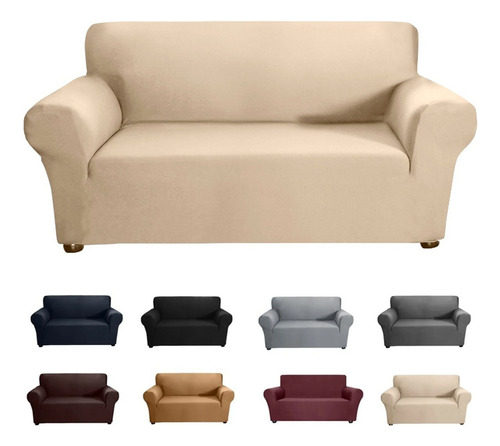 . Funda Elástica De Sofá Protector De Sillón 2 Plazas