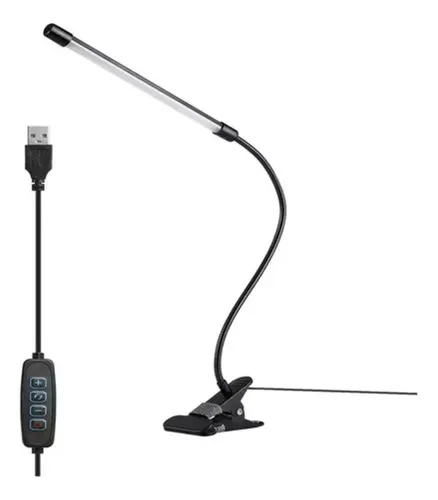 Lampara De Mesa Escritorio Led Flexible Con Adaptador Usb