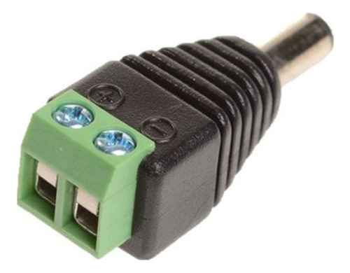 Kit de 100 conectores P4 macho con terminal para Cftv y LED