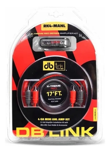 Kit De Intalacion Para Amplificador Calibre 4db Link Rk4-man