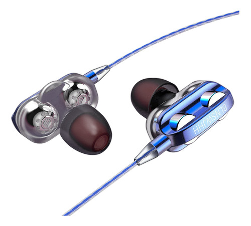 Auriculares Bass Para Teléfono, Pc, Deportivos Con Cable, 3,