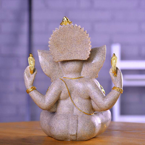 Estatua De Ganesh De Piedra Arenisca Elefante De Buda Hindú