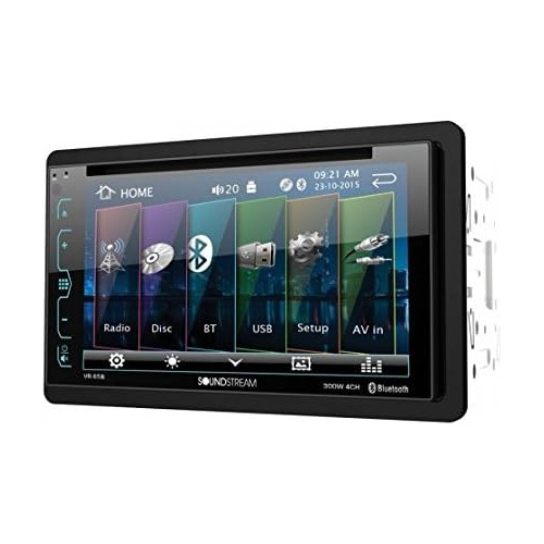 Vr-65b Doble Din Bluetooth Dvd/cd/am/fm Estéreo Auto T...