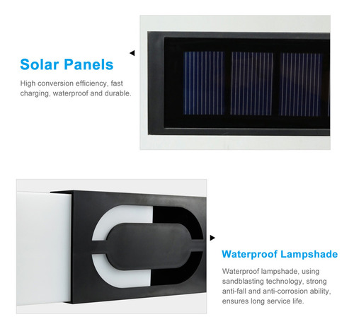 Señal De Dirección Led Con Energía Solar Para Casa O Patio -