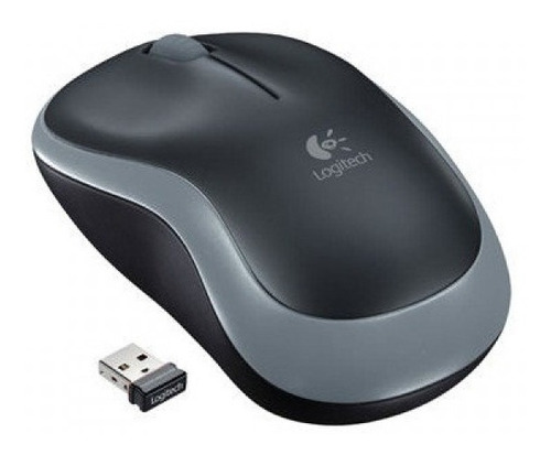 Mouse Logitech M185 Wireless Inalámbrico Gris - 910-002225