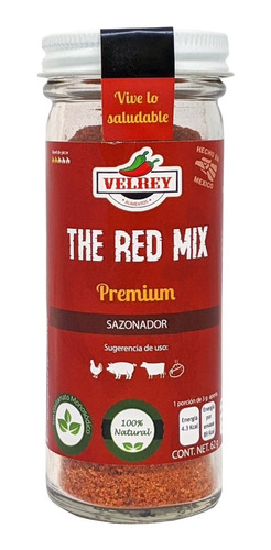 Sazonador Premium  The Red Mix Velrey 62 G - 100% Natural