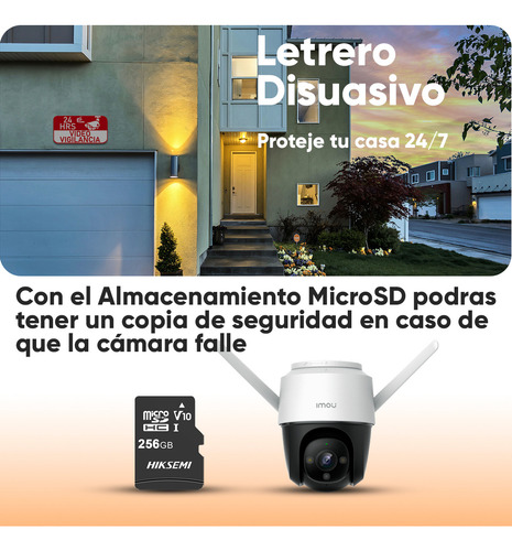 Kit Cctv Camara Imou Ipc-s21fen 2 Mp Color + Micro Sd 256 Gb