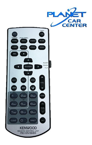 Control Remoto Kenwood Rc-dv340 Para Estereos Compatibles