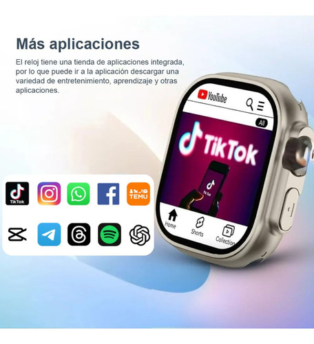 Smartwatch 4g 5g 2025 Camara Sim Android Apps Smartphone Hombre Mejor Reloj Internet