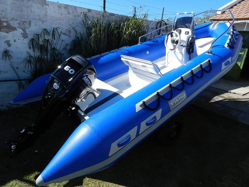 Viking De 4,9 M Con Motor 60 Hp 4 Tiempos Mercury Todo 0km
