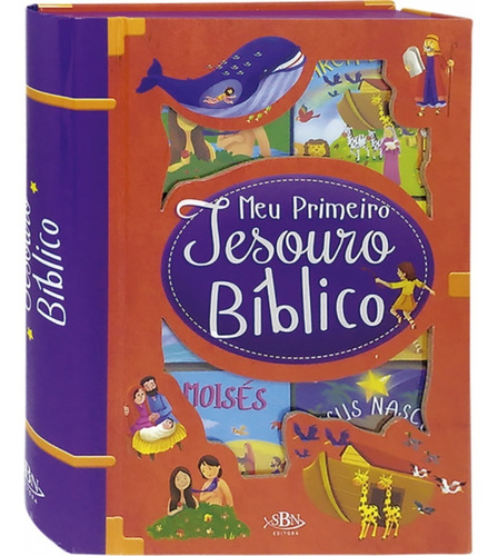 Meu Primeiro Tesouro Bíblico Livro Infantil Ilustrado
