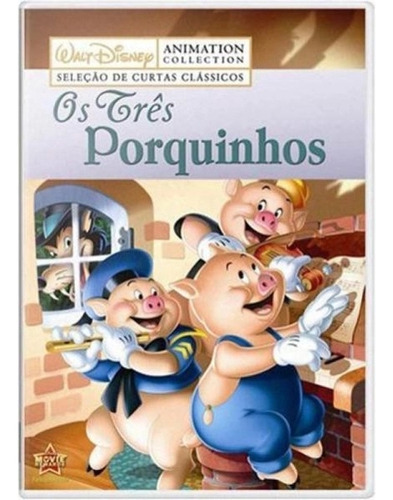 Dvd Os Três Porquinhos Walt Disney