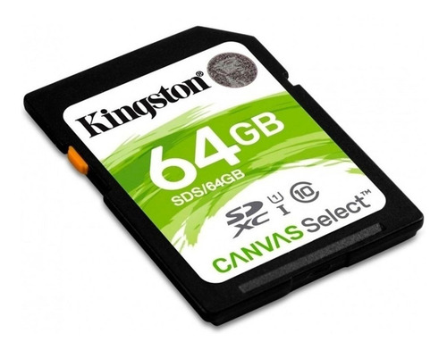 Tarjeta de memoria Kingston SDS Canvas Select 64GB