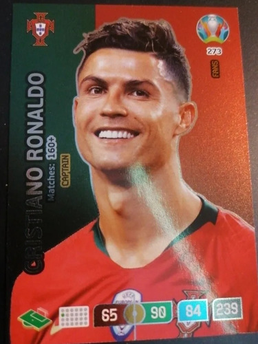  Carta Adrenalyn Euro 2020 Cristiano Ronaldo Fans #273