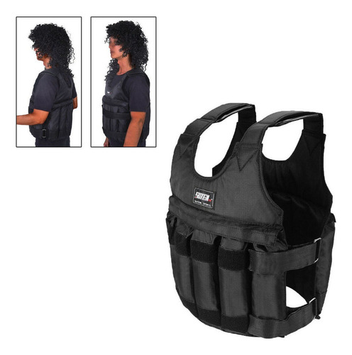 Max Loading 50kg Chaleco Ajustable Peso Chamarra Ejercicio