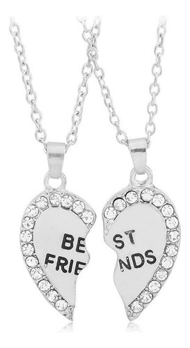 Collar Cadena Pack Bff Amistad Amor X 2