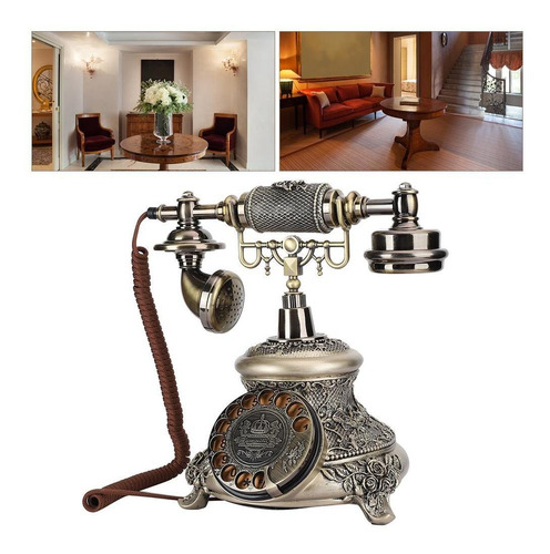 Ms-5700d Vintagetelphone, Dial Giratorio Antiguo Rotación