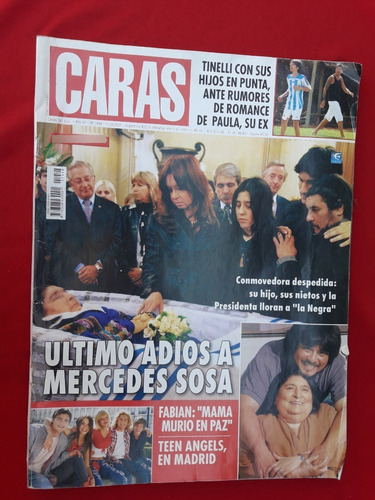 Revista Caras Último Adiós A Mercedes Sosa N 1448 Excelente