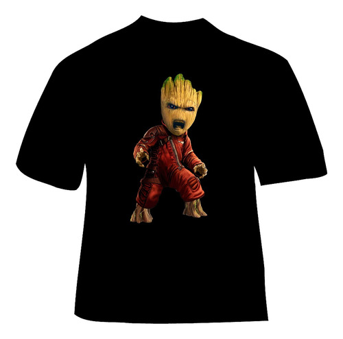 Polera Guardianes De La Galaxia - Ver 01 - Groot