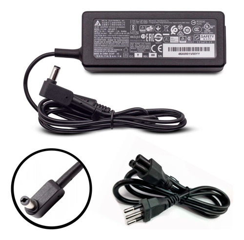 Cargador Delta Para Acer 45w 19v 2.37a Punta 5.5x1.7mm