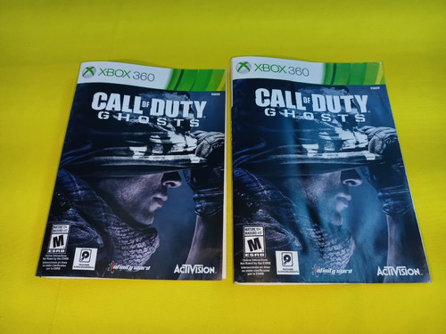Portada Original Call Of Duty Ghosts Xbox 360