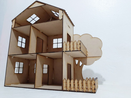 Casa De Muñecas Mdf, Casa Lol Para Pintar, Para Niños