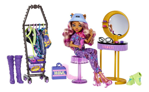 Monster High Muñeca Clawdeen Wolf  Con Accesorios De Moda+20