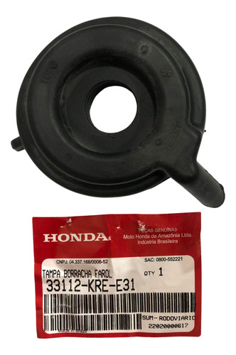 Tampa Borracha Farol Cg 160 Fan 2016 A 2022 Original Honda