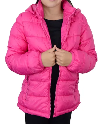 Jaqueta Infantil Feminina Safira Peluciada Rosa B09