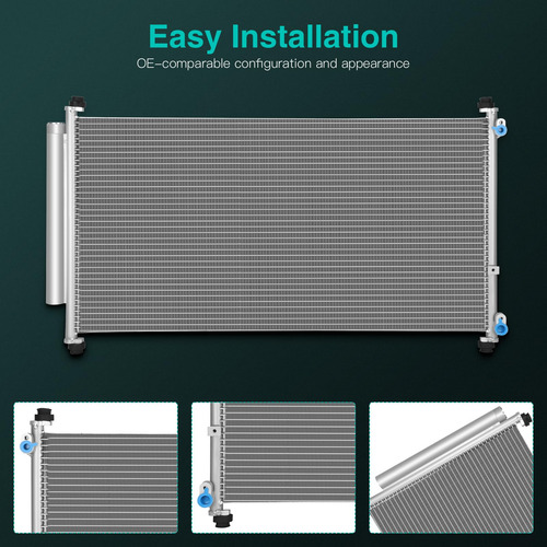 Condensador De Aire Acondicionado Scitoo Compatible Con