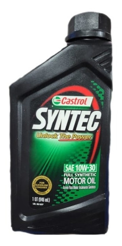 Aceite Ful Sintetico Castrol 10w30 100% Origina Traído D Usa