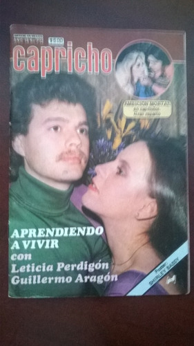 Leticia Perdigón Y Guillermo Aragón En Fotonovela Capricho