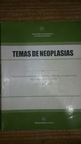 Temas De Neoplasias Udelar 2001