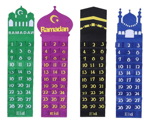 Bolsa Para Colgar Con Calendario De Ramadán Y Cuenta Regresi