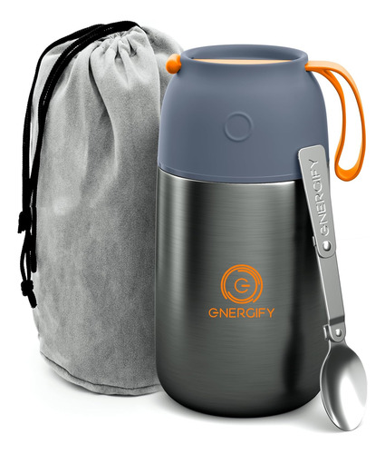 Frascos Aislantes Para Alimentos Energify 1e-27m4-ui2l Gris