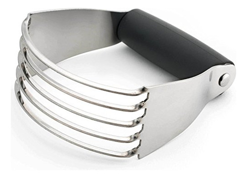 Mezclador Para Masa De Acero Inoxidable Mango Suave Negro