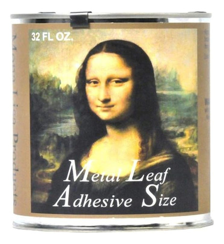 Mona Lisa Adhesivo Hojas Metal Para Hojas Doradas Y Plateada