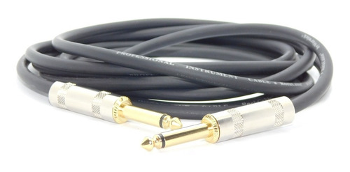 Imagen 3 de 3 de Cable De Guitarra Bajo Plug Plug 3 Mts Profesional Hamc
