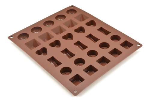 Molde Para Chocolates Gelatinas De Silicona Press