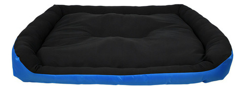 Cama Para Perro Cama Grande Exterior Impermeable Fancy Pets Color Negro-azul