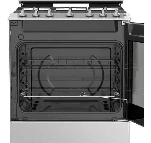 Estufa Al Piso 30 Side Door Lwfr7210s Whirlpool Color Acero inoxidable
