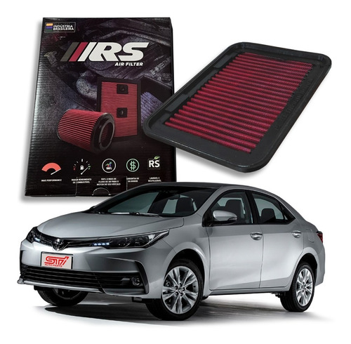 Filtro Ar Esportivo Inbox Rs Corolla Xei 2.0 16v Vvt-i 2011