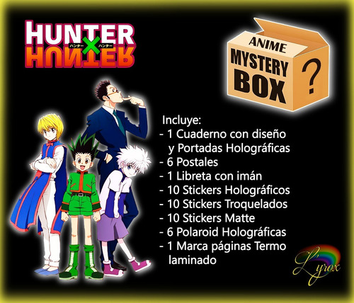 Caja Misteriosa Hunter X Hunter Box Anime Envío Gratis