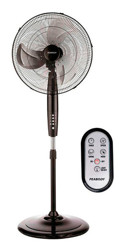 Ventilador De Pie Peabody 20  Negro Pe-vp350