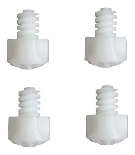 Imagem 1 de 4 de Pé Parafuso Geladeira Freezer Consul Brastemp 326040775 4pcs