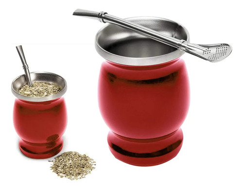 De Acero Inoxidable Mate Calabaza Taza De Tédoble Pared