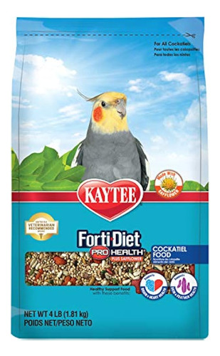 Kaytee Fortidiet Pro Health Cockatiel Comida Con Cártamo