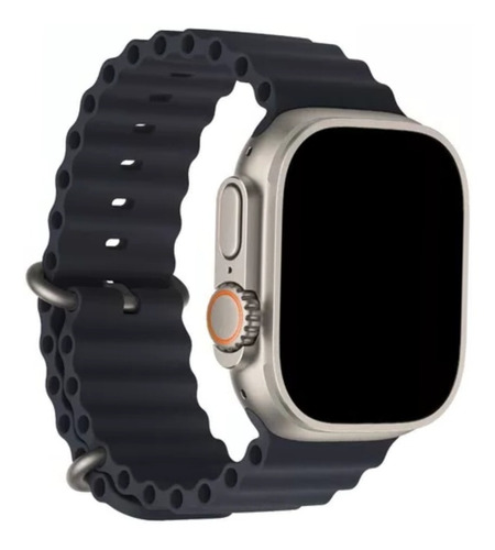 Pulseira Oceano Para Apple Watch Ultra 40 41 42 44 45mm 49mm Cor Vinho Largura 49.45 mm