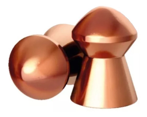 Imagen 4 de 10 de Balines Apolo Domed Cobreados 6.35 X200u - Aire Comprimido