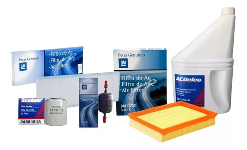 Kit Filtros Chevrolet Classic 1.4 + Aceite Semisint Acdelco